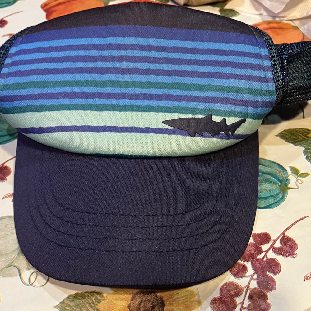 Kids Shark Design Blue Hat